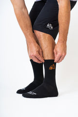 "Eagle Head Embro" Socks Black