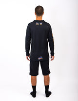 "Chromed" Long Sleeve Jersey Black