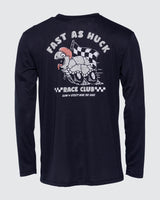 "Race Tortoise" L/S Tech Tee Black