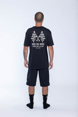 "Flags” S/S Tech Tee Black