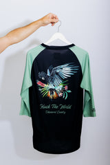 "Black Cockatoo" 3/4 Sleeve Jersey