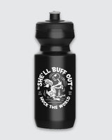 "She'll Buff" Black Tech Tee + Trucker + Bottle + Sticker Bundle