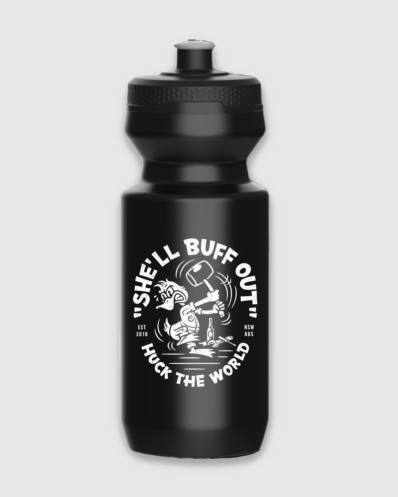 "She'll Buff" Bottle Black