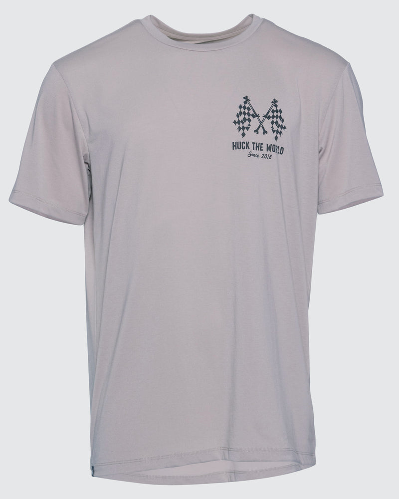 "Flags” S/S Tech Tee Mushroom