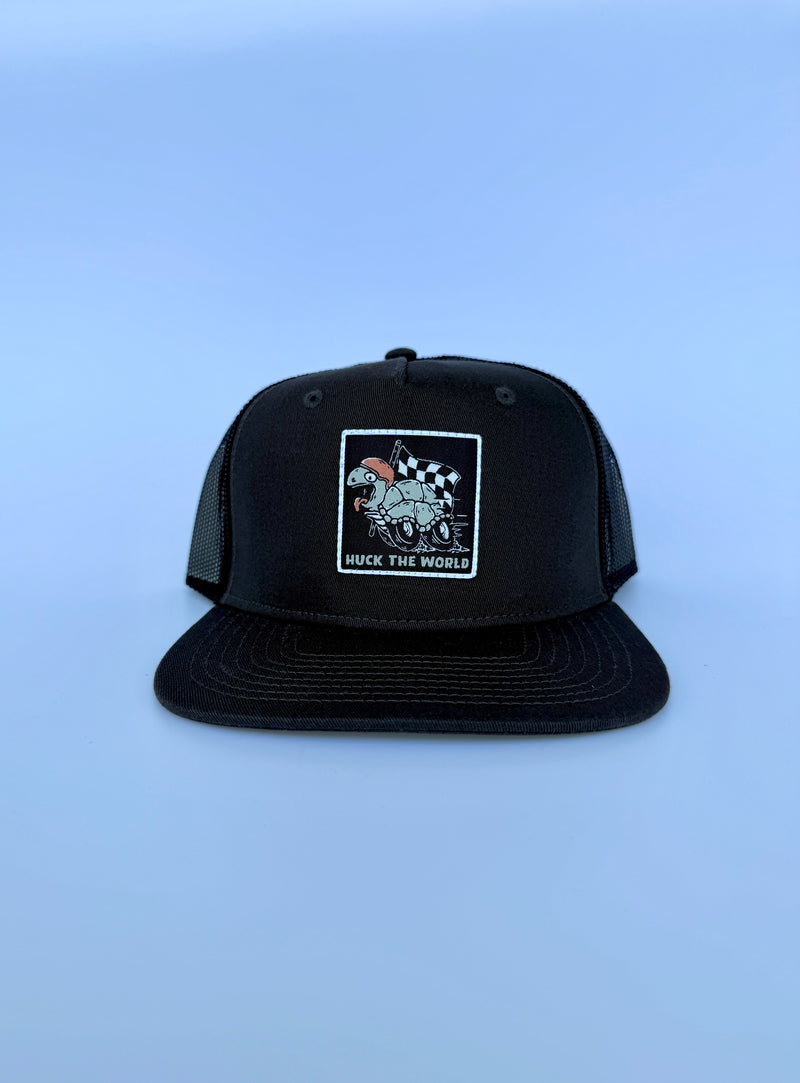 "Tortoise" Trucker Cap Charcoal & Black