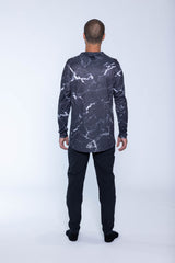 "Blacked Marble" Long Sleeve Jersey