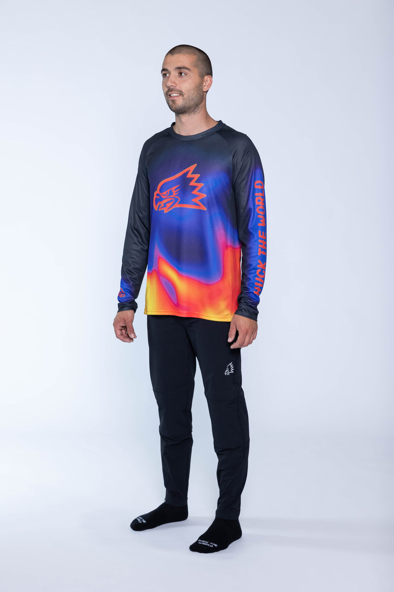 "Heat Map" Long Sleeve Jersey