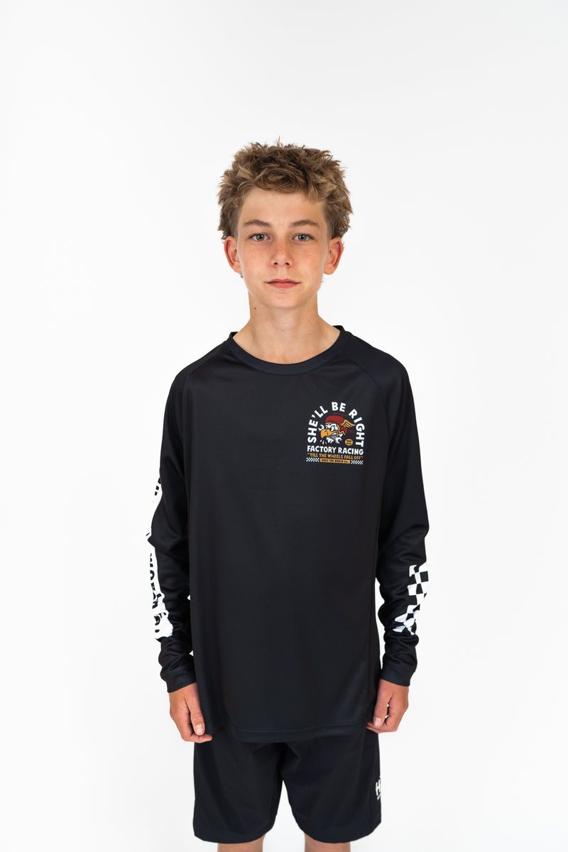 "She'll Be Right" YOUTH Long Sleeve Jersey