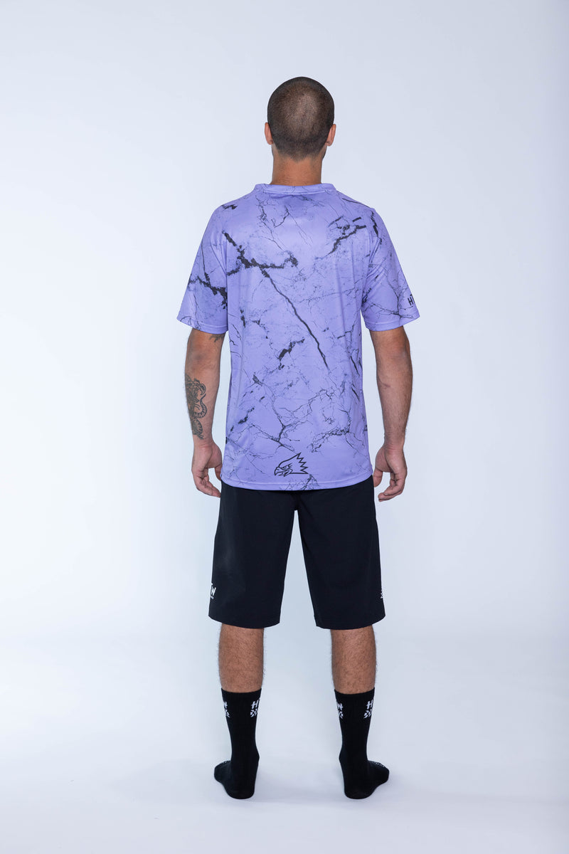 "Violet Marble" Short Sleeve Jersey