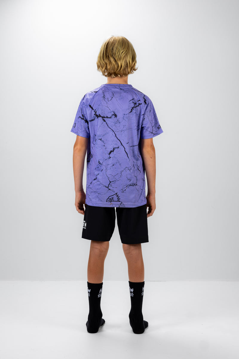 "Violet Marble" YOUTH Short Sleeve Jersey