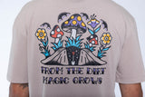 "Magic Dirt” S/S Tech Tee Mushroom