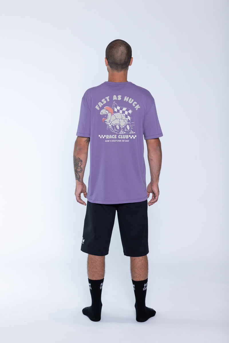 "Tortoise” S/S Tech Tee Purple Haze