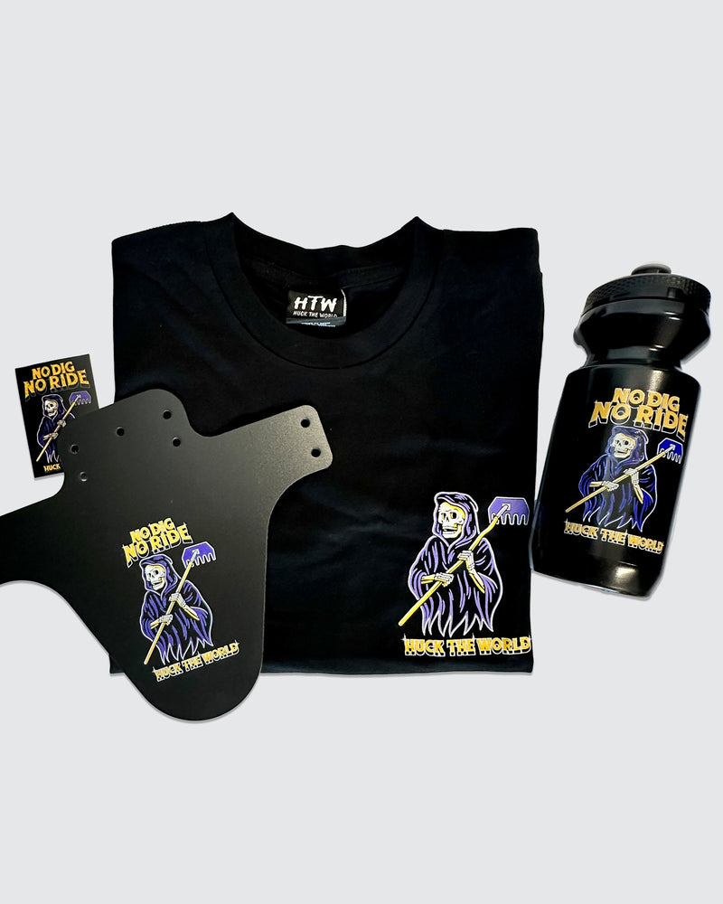 "No Dig No Ride" SS Tee + Bottle + Mud Guard Bundle