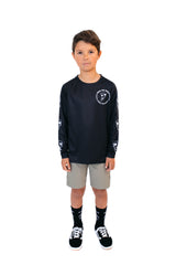 "Pizza" L/S Jersey Black YOUTH