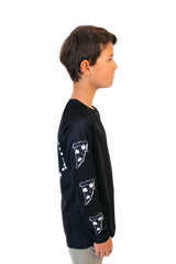 "Pizza" L/S Jersey Black YOUTH