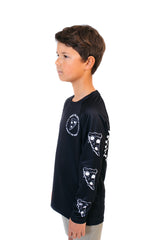"Pizza" L/S Jersey Black YOUTH