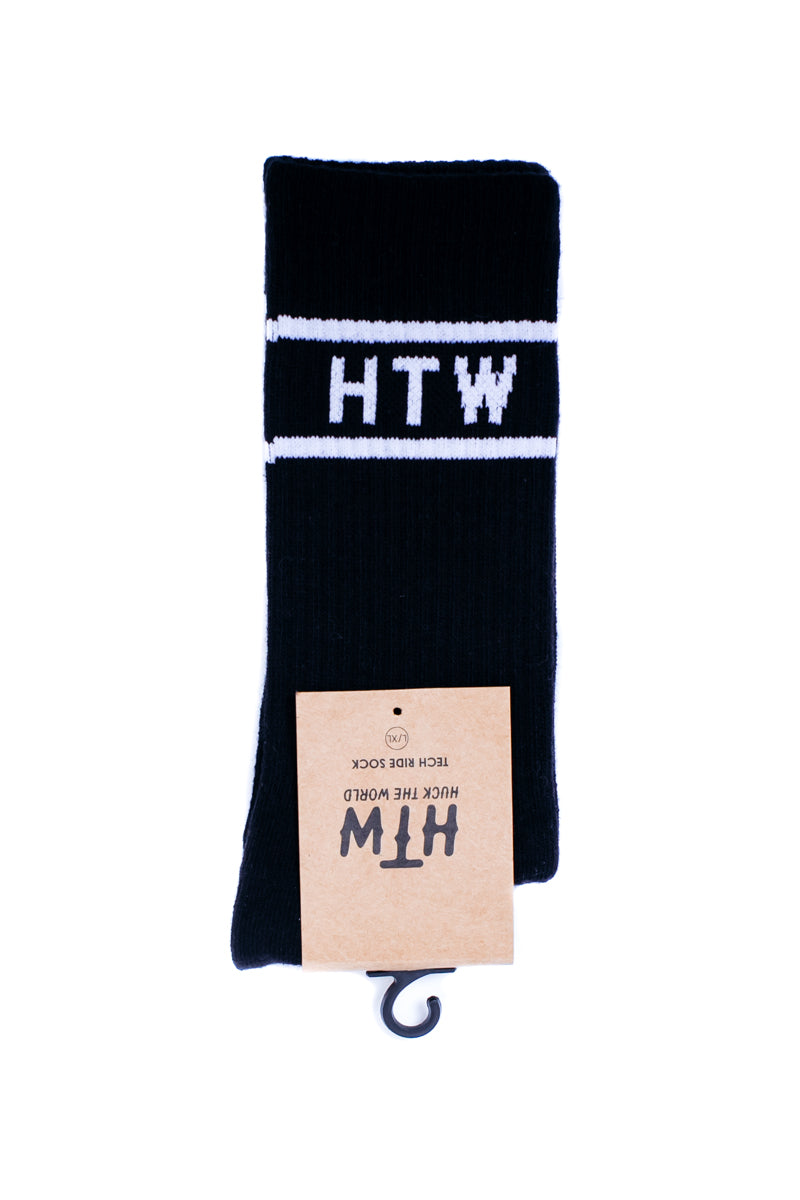 "Double Stripe" Socks Black