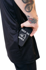 "Checkers" S/S Jersey Black