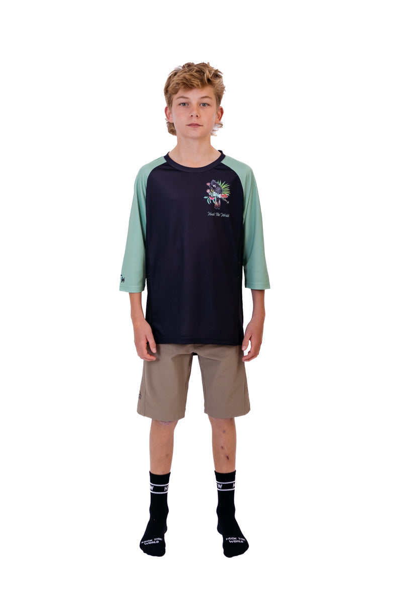 "Black Cockatoo" YOUTH 3/4 Sleeve Jersey