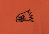 “Embroidered Eagle” S/S Tech Tee Burnt Chilli