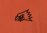 “Embroidered Eagle” YOUTH S/S Tech Tee Burnt Chilli